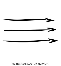 Black arrows on white background