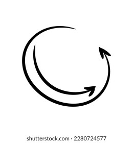 Black arrows on white background
