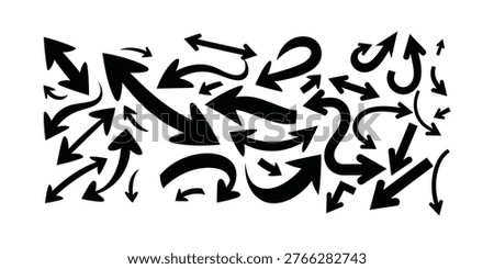 Black arrows on white background directional arrows arrow signs