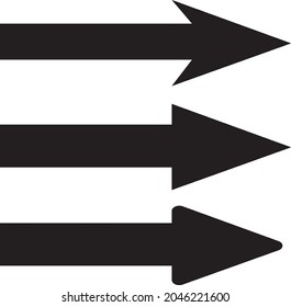 black Arrows vector collection. Different black Arrows icons, vector set. Abstract elements for business infographic