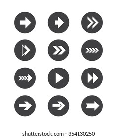 Black Arrows Vector Icons