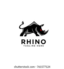 Black Art Rhino Logo