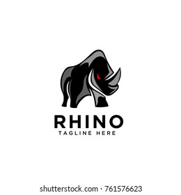 Black Art walk Rhino Logo