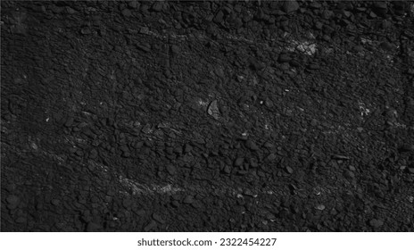 Black asphalt abstract texture background