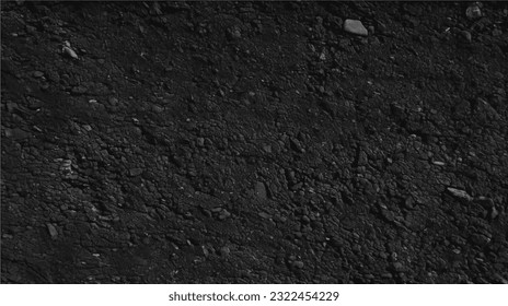 Black asphalt abstract texture background