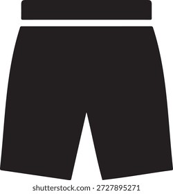 Schwarze Athletikshorts mit weißem Hintergrund, schwarze Shorts, Sport-Shorts einzeln