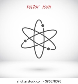 Black atom icon