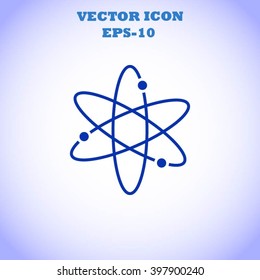 Black atom icon