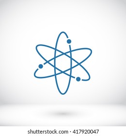Black atom icon