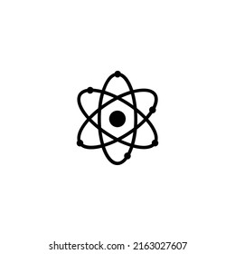 Design des schwarzen atomaren Netzwerkbildes