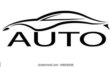 Black auto logo