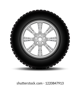 Car Wheel Vector Stock Vector (Royalty Free) 303352319