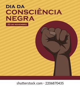 Black Awareness Day. Dia Da Consciencia Negra. 20 De Novembro