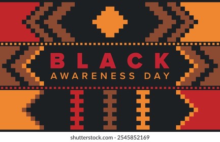 Black Awareness Day. Holiday in Brazil. Afro Brazilians. Celebrate awareness by the black community in November. African and brazilian culture. Black history art. Vector illustration