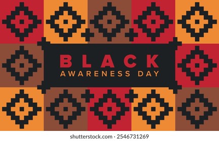 Black Awareness Day. Holiday in Brazil. Afro Brazilians. Celebrate awareness by the black community in November. African and brazilian culture. Black history art. Vector illustration