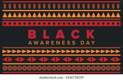 Black Awareness Day. Holiday in Brazil. Afro Brazilians. Celebrate awareness by the black community in November. African and brazilian culture. Black history art. Vector illustration