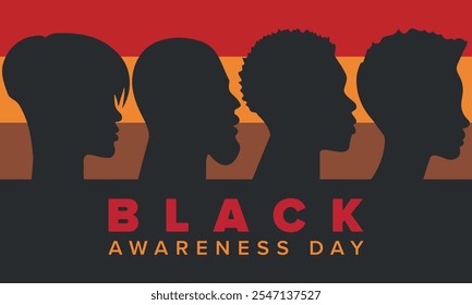 Black Awareness Day. Holiday in Brazil. Afro Brazilians. Celebrate awareness by the black community in November. African and brazilian culture. Black history art. Vector illustration