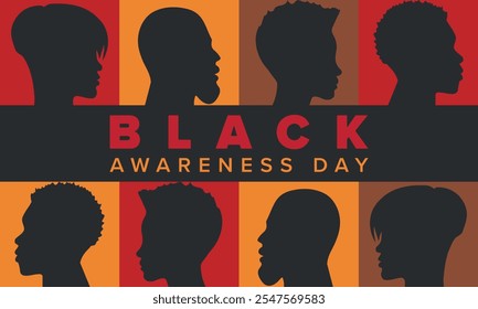 Black Awareness Day. Holiday in Brazil. Afro Brazilians. Celebrate awareness by the black community in November. African and brazilian culture. Black history art. Vector illustration