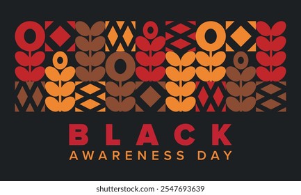 Black Awareness Day. Holiday in Brazil. Afro Brazilians. Celebrate awareness by the black community in November. African and brazilian culture. Black history art. Vector illustration