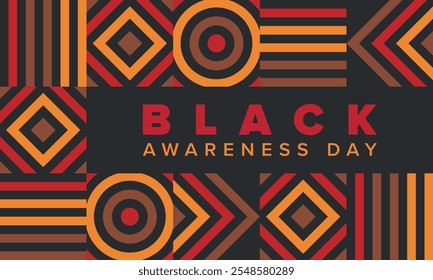 Black Awareness Day. Holiday in Brazil. Afro Brazilians. Celebrate awareness by the black community in November. African and brazilian culture. Black history art. Vector illustration