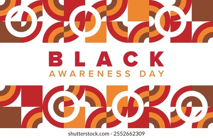 Black Awareness Day. Holiday in Brazil. Afro Brazilians. Celebrate awareness by the black community in November. African and brazilian culture. Black history art. Vector illustration