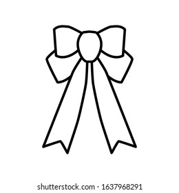 Black awareness ribbon on white background. Mourning and melanoma symbol. Perfect use for website, pattern, design, etc.