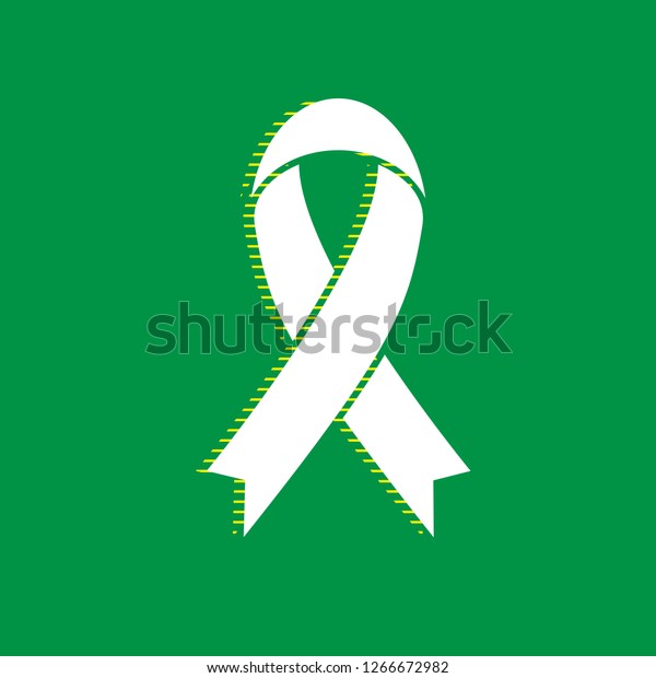 Black Awareness Ribbon Sign Vector White Stock Vector Royalty Free 1266672982 Shutterstock 7930