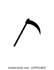 Black axe vector illustration isolated on white background 