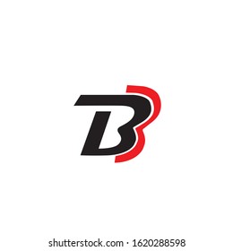 black B logo vector design 