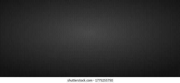 Piel de lagarto de carbono de fondo negro. Fondo monocromo de telaraña sin fisuras con diseño de malla cuadrada de líneas brutales moderna textura geométrica vector futurista negro.