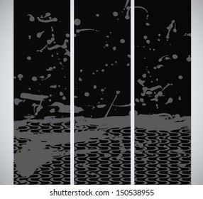 Black background