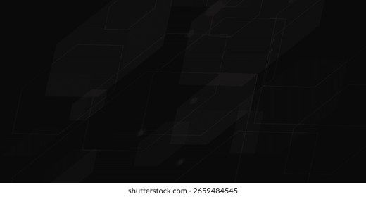 black background 3d geometric pattern designed for wallpaper use its monochrome color scheme offers a modern and minimalist aesthetic, ideal for interior design modern