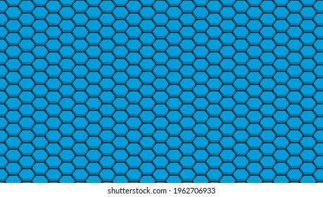 Black background and 3D hexagon wallpaper