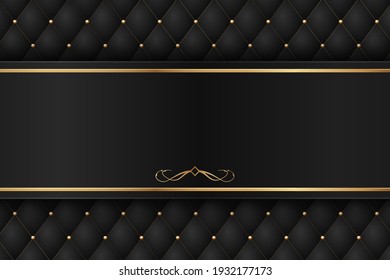 Fondo negro con estilo 3D