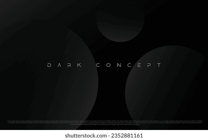 Black background. Abstract circle gradient backdrop of rich and luxurious colors. Useful for backgrounds, presentations, mailer, templates etc.