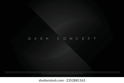 Black background. Abstract circle gradient backdrop of rich and luxurious colors. Useful for backgrounds, presentations, mailer, templates etc