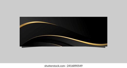 Black background with abstract design for banners and other uses