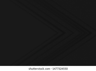 Black background, Abstract geometric overlap layer. Space for background design, can be used for display or montage your products