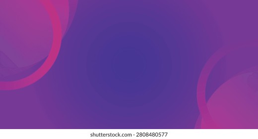Black background with abstract gradient of purple and blue colors. Smooth color. This abstract design gives a modern and contemporary impression.