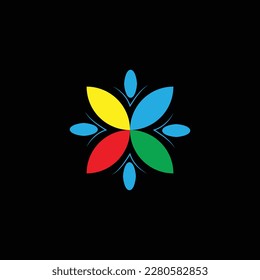 Black Background with abstract object