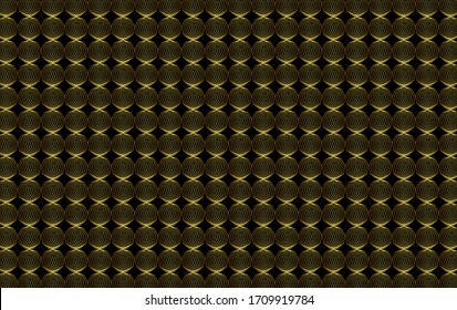 Black background with abstract patterns. Luxurious and elegant style.