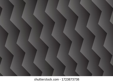 Black background. Abstract triangle texture. Low poly illustration.