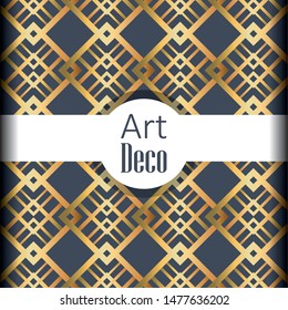 black background art deco frames