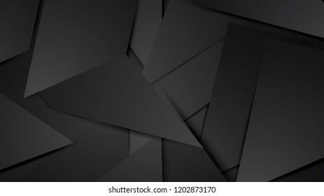 Black background For art template design, list, page, mockup brochure style, banner, idea, cover, booklet, print, flyer, book, card, ad, sign, poster, badge. triangle diagonal