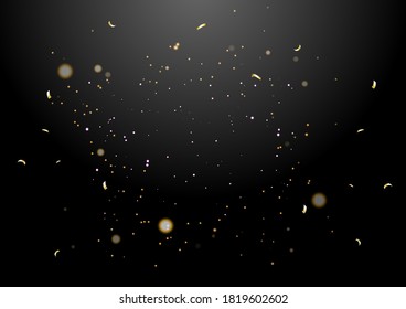 Black background with beautiful sparkle glitter made from vector.