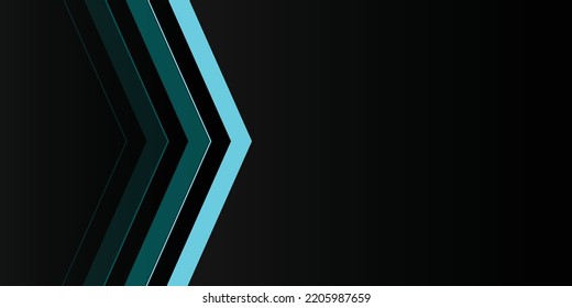 Black background and blue line 