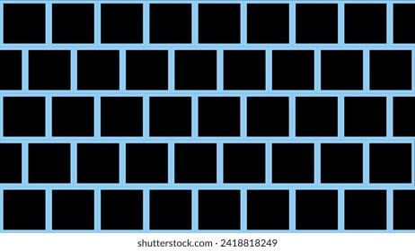 Schwarzer Hintergrund mit blauen Quadraten-Fliesen