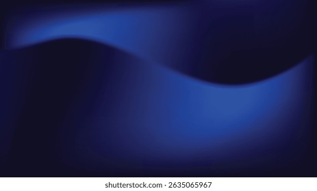 a black background with a blue wave