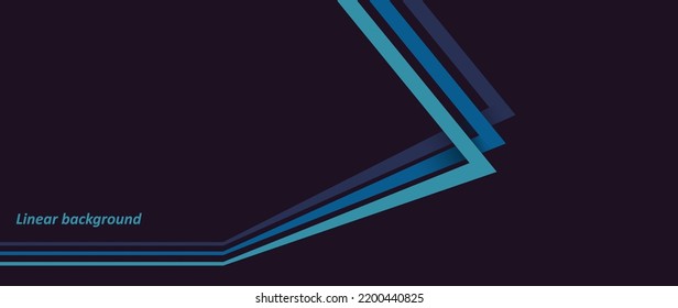 Schwarzer Hintergrund mit hellen Linien. Illustration für Poster, Banner, Cover und kreatives Design