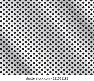 Black background of circle pattern texture